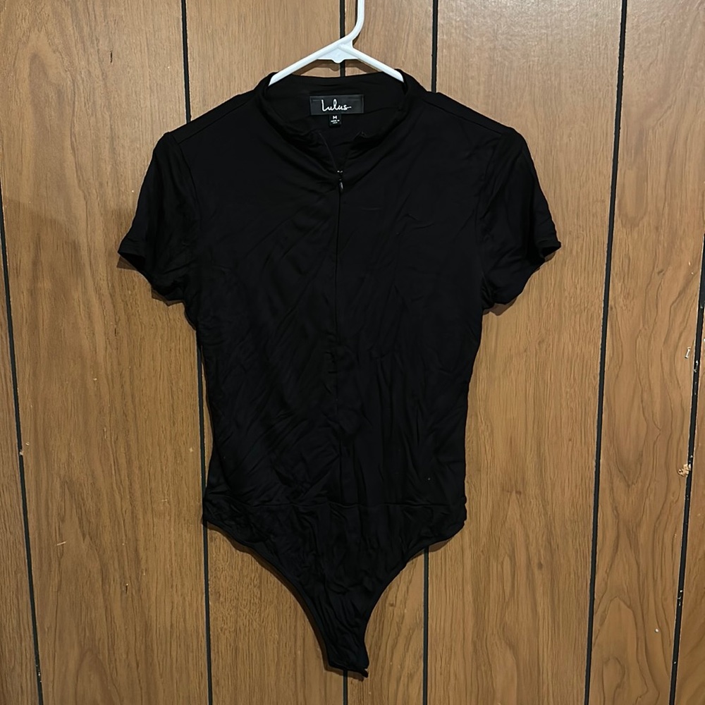 Lulu’s Quarter Zip Bodysuit